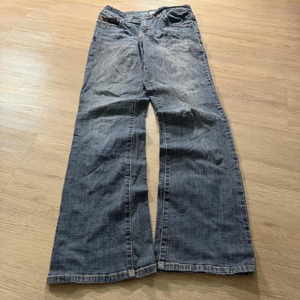 28x30 Faded Blue Bootcut Flared Jeans Y2K Indie 2000s